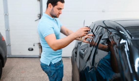 How to Repair Cracks in Tinted Car Glass?